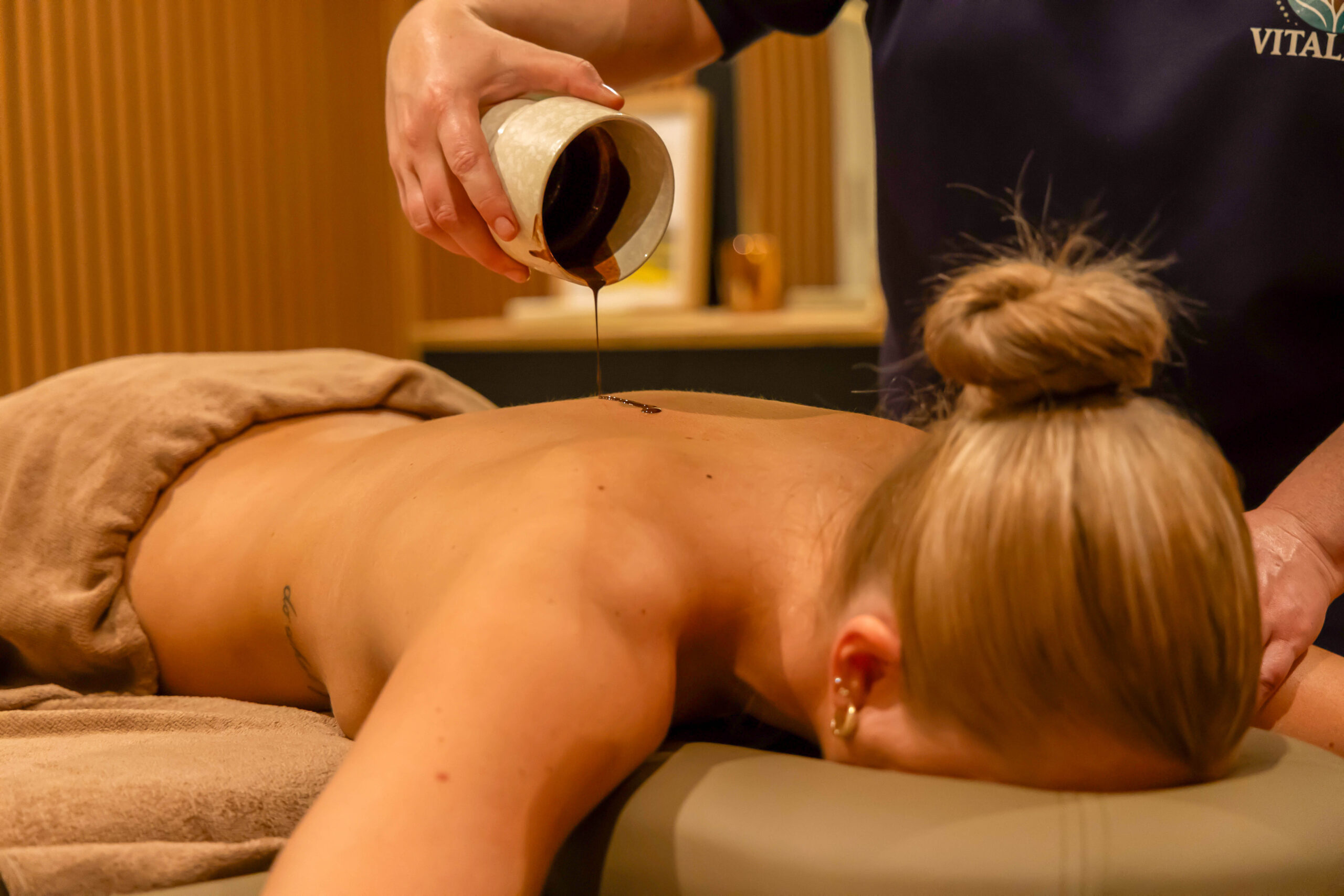 Hot chocolate massage